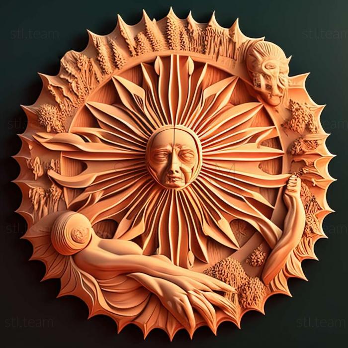 3D model Close to the Sun game (STL)
